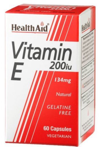 HealthAid Nat&uuml;rliches Vitamin E 200 IE 60 Kapseln