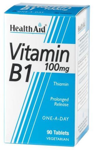 HealthAid Vitamin B1 Thiamin 90 Tabletten