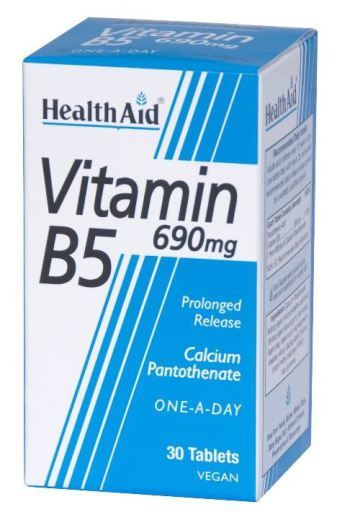 HealthAid Vit B5 690 mg Calciumpantothenat 30 Tabletten