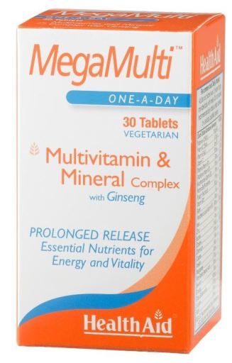 HealthAid MegaMulti Ginseng 30 Komp