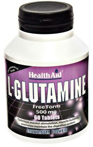 HealthAid L-Glutamin 500 mg 60 Tabletten