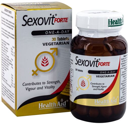 HealthAid Sexovit Forte Sexuelle Gesundheit und Leistungsf&auml;higkeit 30 Tabletten