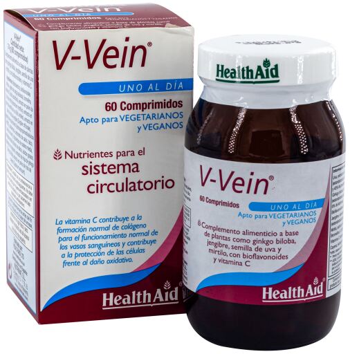 HealthAid V-Vein Kreislaufsystem Gesundheit 60 Tabletten