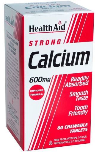 HealthAid Calcium 600 mg mit Vitamin D 60 Tabletten