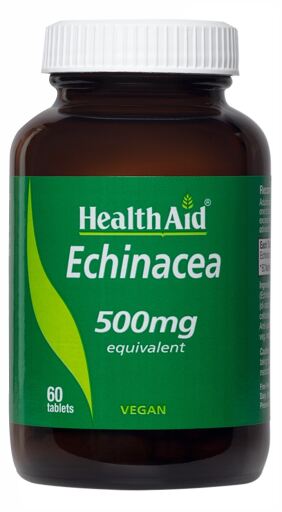 HealthAid Echinacea 500 mg aus Wildkr&auml;utern 60 Tabletten