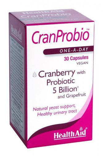 HealthAid Cranprobio Probiotisches Nahrungserg&auml;nzungsmittel 30 Kapseln