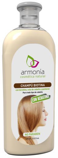 Armon&iacute;a Cosm&eacute;tica Natural Biotin Shampoo (Pferd) 400ml.