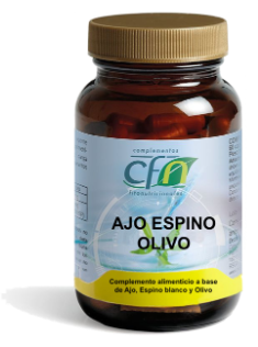 Knoblauch + Wei&szlig;dorn + Olive (Gef&auml;&szlig;system) &ndash; cfn &ndash; 90 Kapseln.