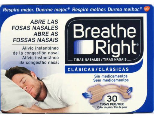 Breathe Right Breathe Right Nasenstreifen Klein und Mittel 30 St&uuml;ck