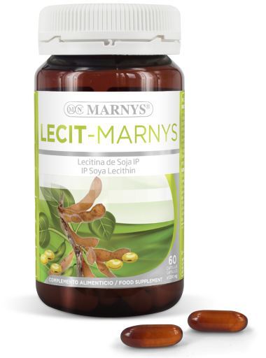 Marnys Sojalecithin 1200 mg 60 Kapseln