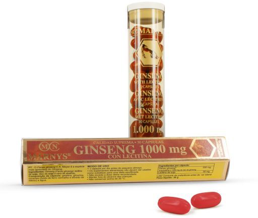 Marnys Ginseng mit Lecithin 30 Kapseln x 1000 mg
