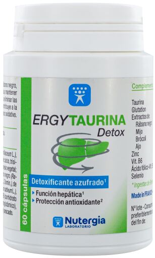 Nutergia Ergytaurin Detox 60 Kapseln