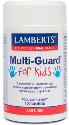 Lamberts MultiGuard for Children Kaubare Vitamine und Mineralstoffe 100 Comp