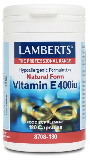 Lamberts Nat&uuml;rliches Vitamin E 400 IE 180 Kapseln