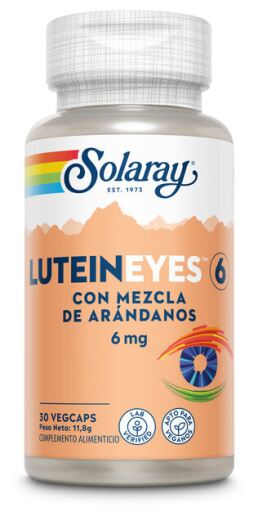 Solaray Lutein Eyes 6 mg 30 Kapseln