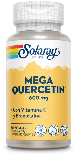 Solaray Mega Quercetin 600 mg 60 Gem&uuml;sekapseln