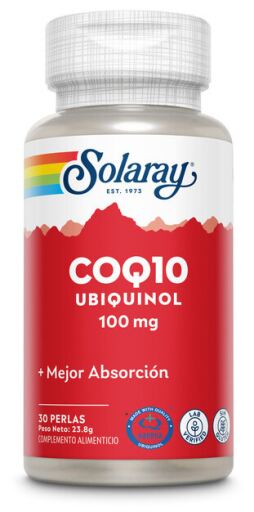 Solaray Coq10 Ubiquinol 100 mg 30 Kapseln
