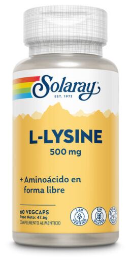 Solaray L-Lysin 500 mg 60 Kapseln