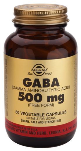 Solgar Gaba 500 mg Gem&uuml;sekapseln