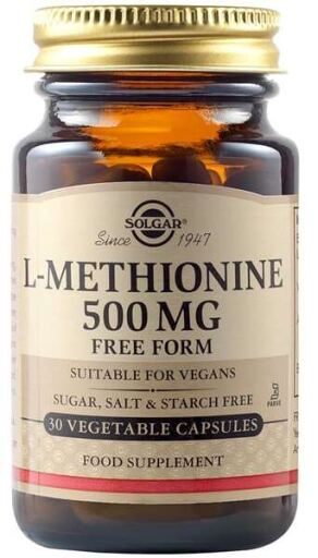 Solgar L-Methionin 500 mg 30 Gem&uuml;sekapseln