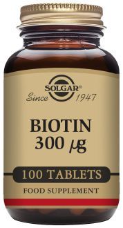 Solgar Biotin 300 mcg 100 Tabletten