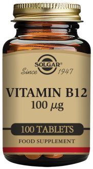 Solgar Vitamin B12 100 mcg 100 Tabletten