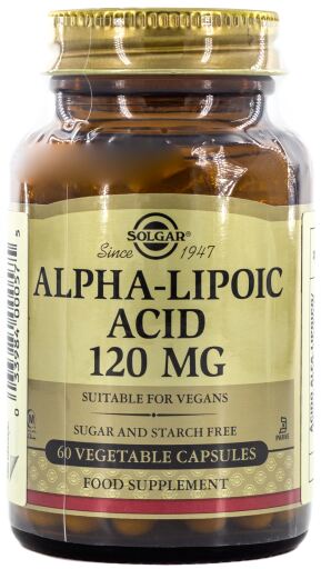 Solgar Acido Alfa Lipoico 120 mg 60 Kapseln