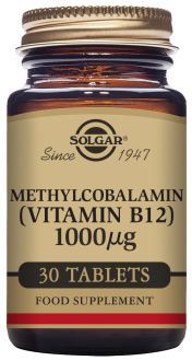 Solgar Methylcobalamin Vitamin B12 1000 mcg 30 Nuggets