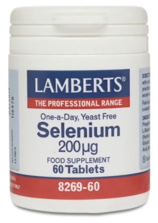 Lamberts Selen 200 g als L-Selenomethionin 60 Kapseln