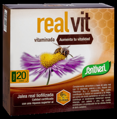 Santiveri Realvit Gel&eacute;e Royale mit 13 Vitaminen 20 Fl&auml;schchen x 10 ml