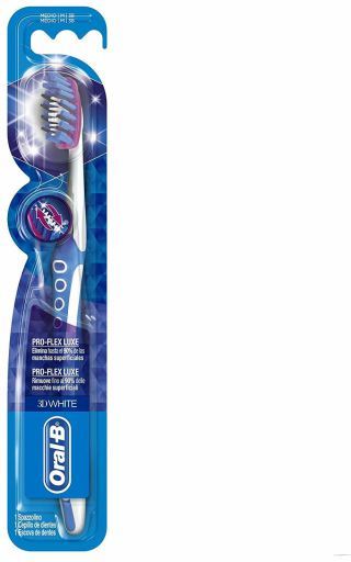 Wei&szlig;e luxe pro-Flex Medium 3D-Zahnb&uuml;rste