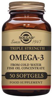 Solgar Omega 3 Dreifachkonzentration 50 Weichkapseln