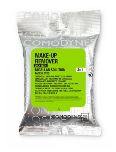 Make-up-Entferner Fettige &amp; Mischhaut 20 T&uuml;cher