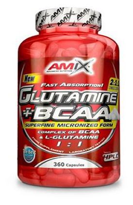 Amix Glutamin + BCAA 360 Kapseln