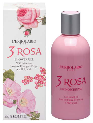L'Erbolario 3 Rosa Badegel 250 ml