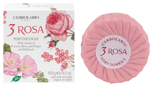 L'Erbolario 3 Rosenseife 100 gr
