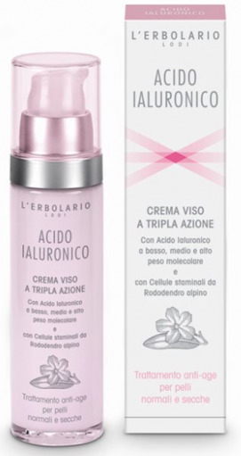 L'Erbolario Triple Action Gesichtscreme f&uuml;r trockene Haut 50 ml