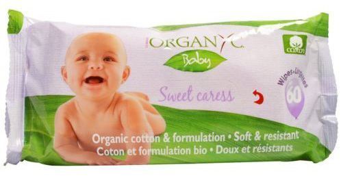 Organyc Bio-Feuchtt&uuml;cher 60 Einheiten