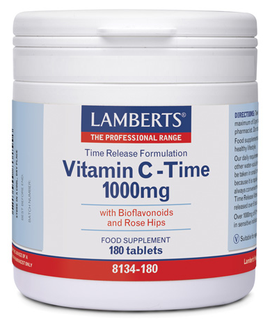 Lamberts Vitamin C 1000 mg, verz&ouml;gerte Freisetzung, 180 Tabletten