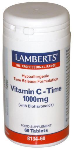 Lamberts Vitamin C 1000 mg mit Bioflavonoiden und Hagebutten 60 Tabletten