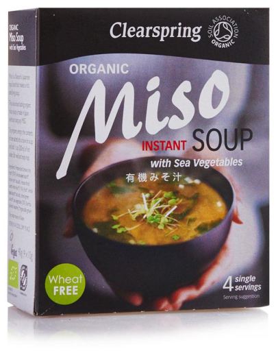 Clearspring Misosuppe und Algen 40 g
