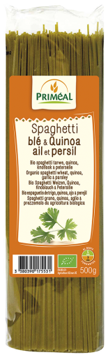 Primeal Spaghetti Weizen, Quinoa, Knoblauch und Petersilie 500 g