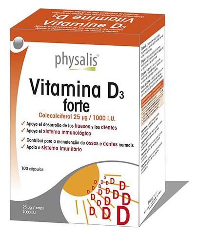 Physalis Vitamin D3 Forte 100 Kapseln