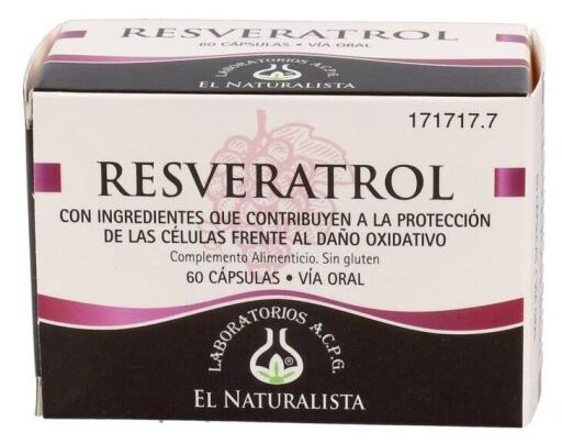 El Naturalista Resveratrol 60 Kapseln