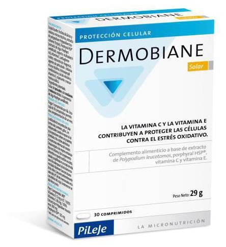 Pileje Dermobiane solaire 30 Tabletten bestehend aus Vitamin E und Selen