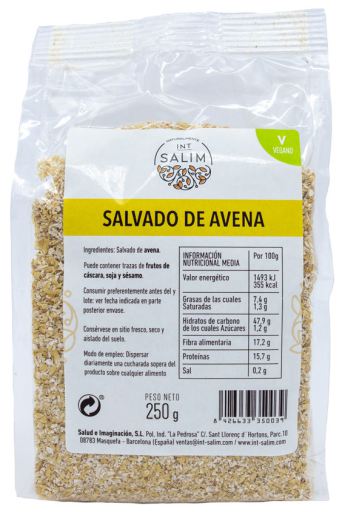 INT-SALIM Haferkleie 250 Gr.