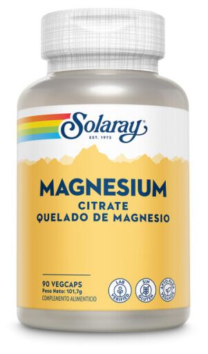 Solaray Magnesiumcitrat 90 Kapseln