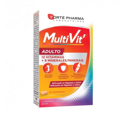 Fort&eacute; Pharma Energie-Multivitamine f&uuml;r Erwachsene, 28 Tabletten