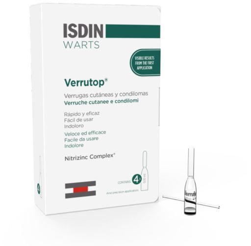 Isdin Verrutop 4 Ampullen &agrave; 0,10 ml