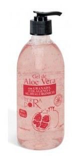 Derb&oacute;s Aloe Vera Gel mit Granatapfel 500 Milliliter f&uuml;r empfindliche Haut ohne Elastizit&auml;t oder Festigkeit